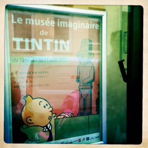 Musée en herbe exposition Tintin affiche