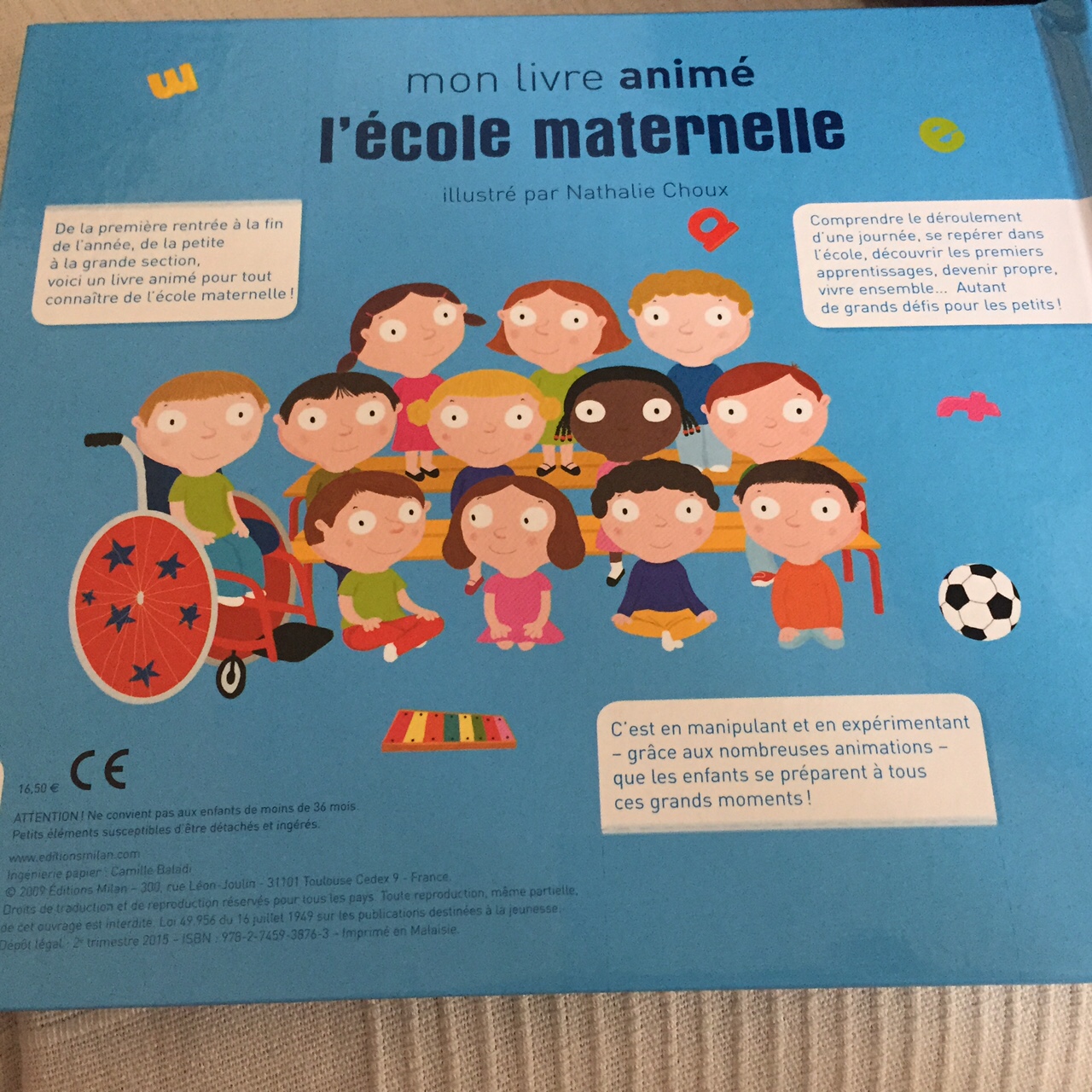 L'école maternelle - Editions Milan